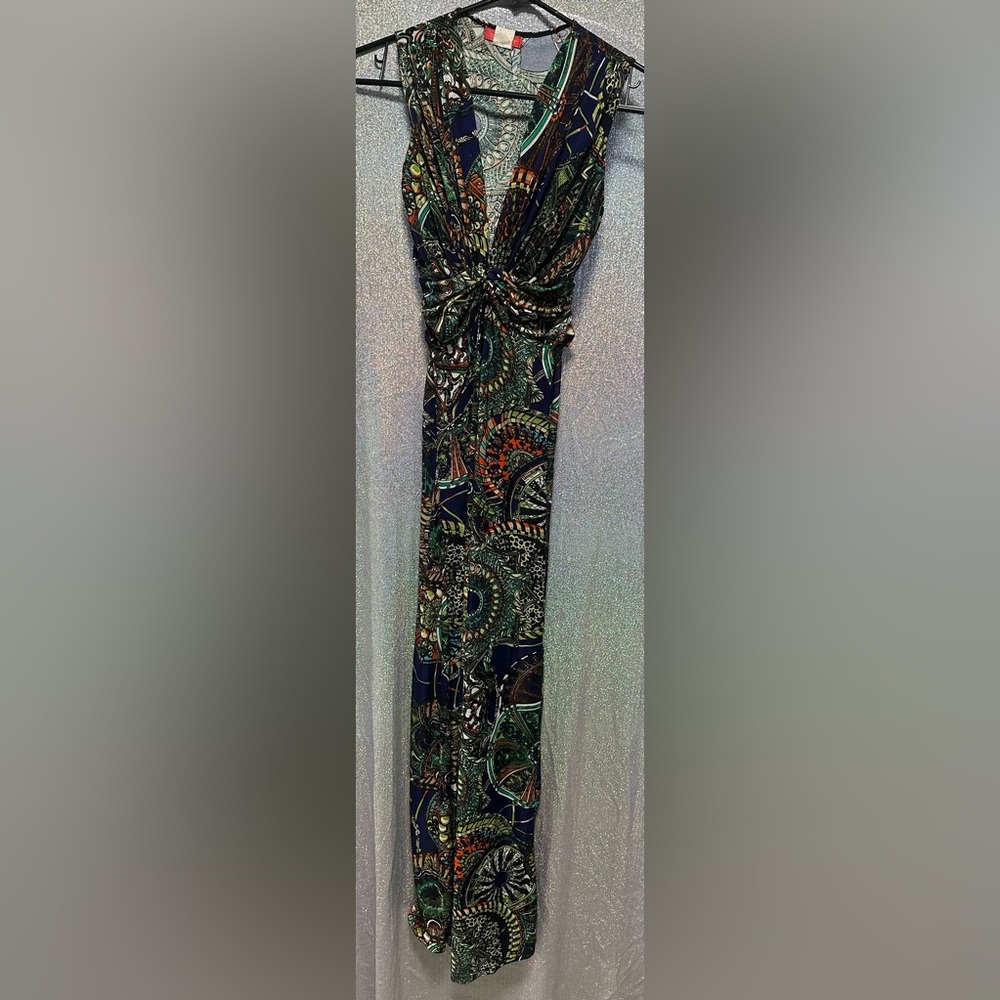 Bohemian Print Maxi Dress